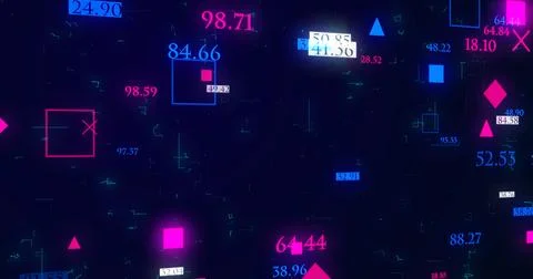 Futuristic data network background.Technology Big Data Cloud Transfer for B.. Stock Illustration