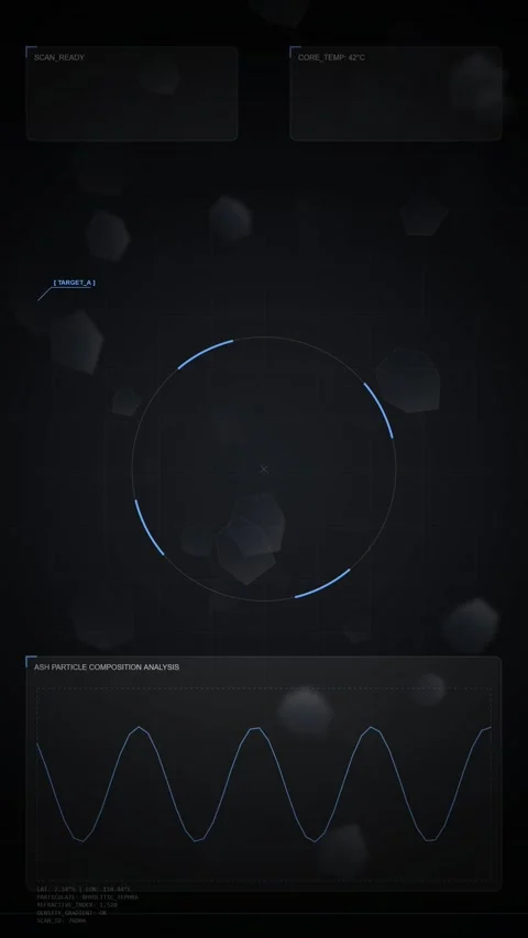 Futuristic data signal processing loop with glowing wave patterns on deep b.. Stock Footage 345487999