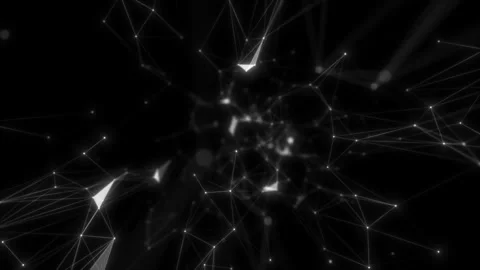 Futuristic data stream. Digital flow. Data transferring. Information concept Stock Footage 113947931