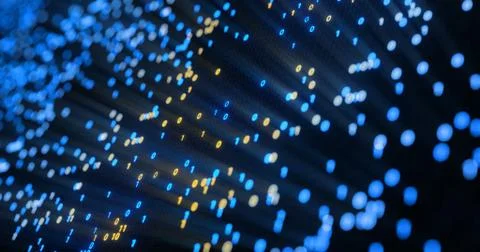 Futuristic data stream, Digital flow. Dynamic pattern with power rays and light. Stock Illustration