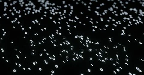 Futuristic data stream, Digital flow. Dynamic pattern with power rays and light. Stock Illustration