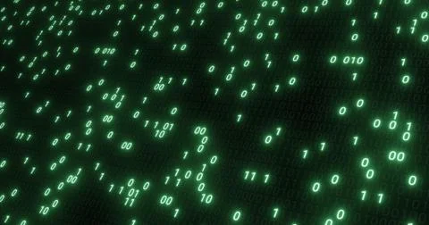 Futuristic data stream, Digital flow. Dynamic pattern with power rays and light. Stock Illustration