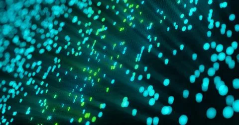 Futuristic data stream, Digital flow. Dynamic pattern with power rays and light. Stock Illustration