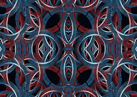  Futuristic Decorative Pattern Vivid and vibrant unique futuristic or tech... Stock Photos