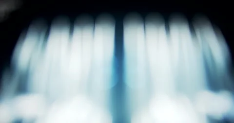 Futuristic design, 3D animation. A stream of blue, gold lights. Bright lines. Stock Footage 150873831