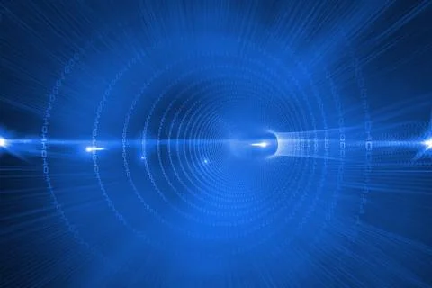 Futuristic design with code Stock Illustration