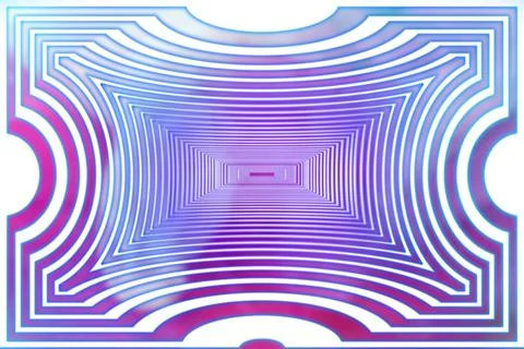 Futuristic design. Geometric pattern on white background Stock Photos