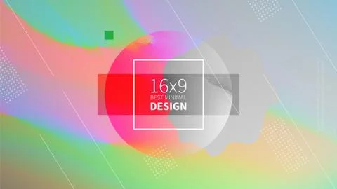 Futuristic design multicolored background. Templates for placards, banners, Stock Illustration