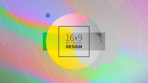 Futuristic design multicolored background. Templates for placards, banners, Stock Illustration
