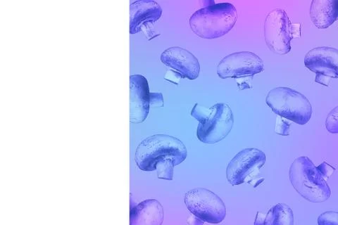 Futuristic design posters. fruit idea creative to produce work within an adve Foto stock