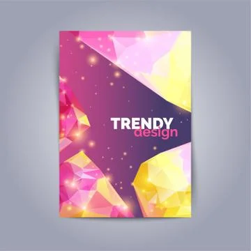 Futuristic design posters. Future geometric design. Abstract cover, business Stock Illustration