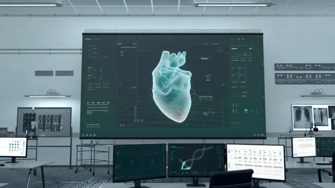 Futuristic device is printing the authentic duplicates of the vital organs Video stock 188677554