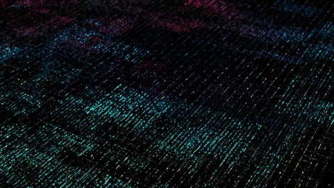 Futuristic Digital Abstract Matrix Particles Grid Видео 108642277