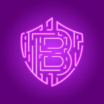 Futuristic digital background with bitcoin technology network concept Illustrazione stock