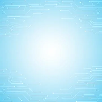 Futuristic Digital Circuit Background Illustrazione stock