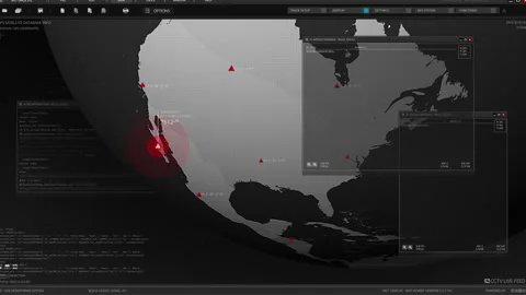 Futuristic Digital City Map GPS Stock-Footage 194251574