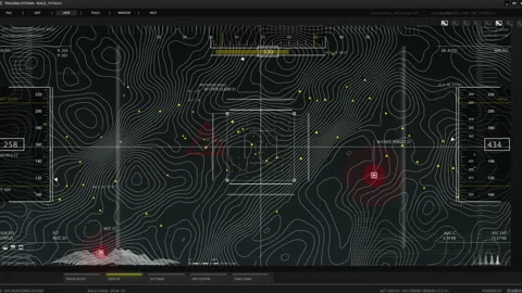 Futuristic Digital City Map GPS Stock-Footage 194252627