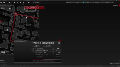 Futuristic Digital City Map GPS Stock-Footage 194252628