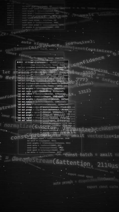 Futuristic Digital Code Background with Programming Syntax 스톡 동영상 335372217