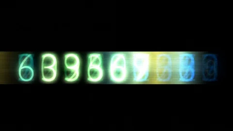 Futuristic digital code display animated background stock footage Stock Footage 95406465