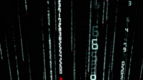 Futuristic digital cyberspace internet network Video stock 150982624