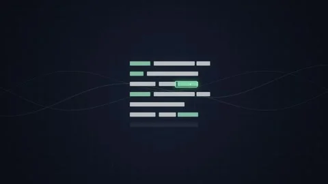 Futuristic Digital Data Analysis with Glowing Graphs and Statistics on Dark.. Stock Footage 348421242