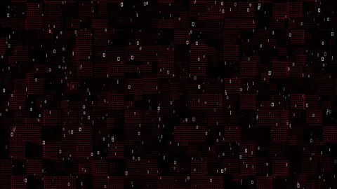 Futuristic Digital Data Code Flow Video Animated Background 動画素材 336303493