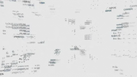 Futuristic digital data code on statistics display Stock Footage 155462907