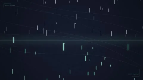 Futuristic Digital Data Flow Abstract Background Stock Footage 348415365