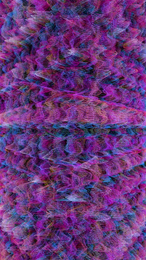 Futuristic Digital Data Flow Loop Stock Footage 305871051