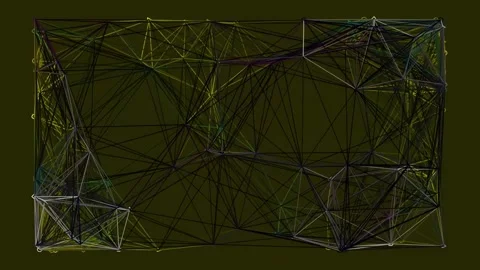Futuristic digital data grid connecting complex global information networks Stock Footage 342205885