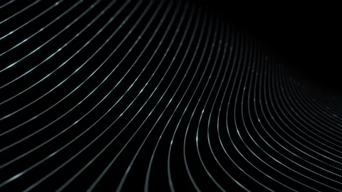 Futuristic digital data lines network looped background Stock Footage 338305799
