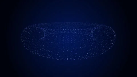 Futuristic Digital data networking video animated background Stock Footage 338420164