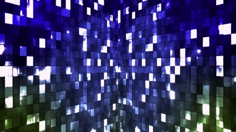 Futuristic digital data tunnel with flowing liquid motion 库存影片 340024786