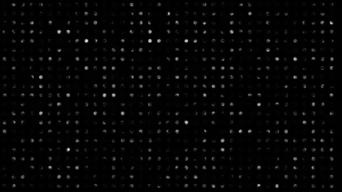 Futuristic digital data visualization with moving binary code. Stock Footage 340501420