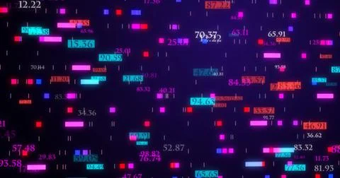 Futuristic Digital Element Background. Digital Data Transfer Background. Fu.. Stockillustratie