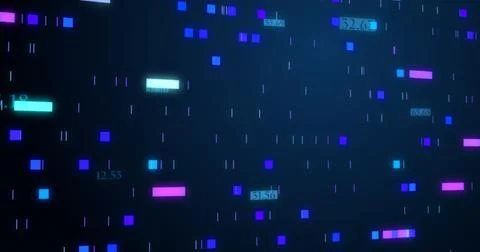 Futuristic Digital Element Background. Digital Data Transfer Background. Fu.. Stockillustratie