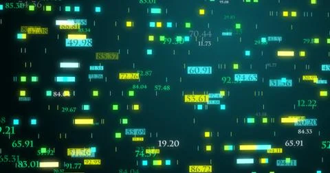 Futuristic Digital Element Background. Digital Data Transfer Background. Fu.. Stockillustratie