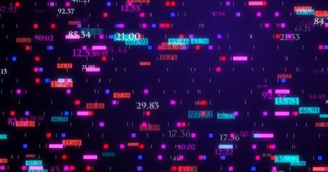 Futuristic Digital Element Background. Digital Data Transfer Background. Fu.. イラスト素材