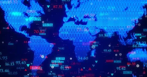 Futuristic digital element background.Technology digital data transfer for .. Illustrazione stock