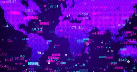 Futuristic digital element background.Technology digital data transfer for .. Stock Illustration