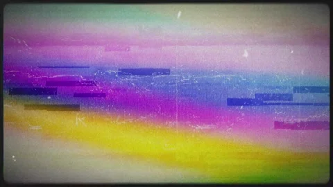Futuristic Digital Flicker Glitch Background for Engaging Intros Stock Footage 303134669