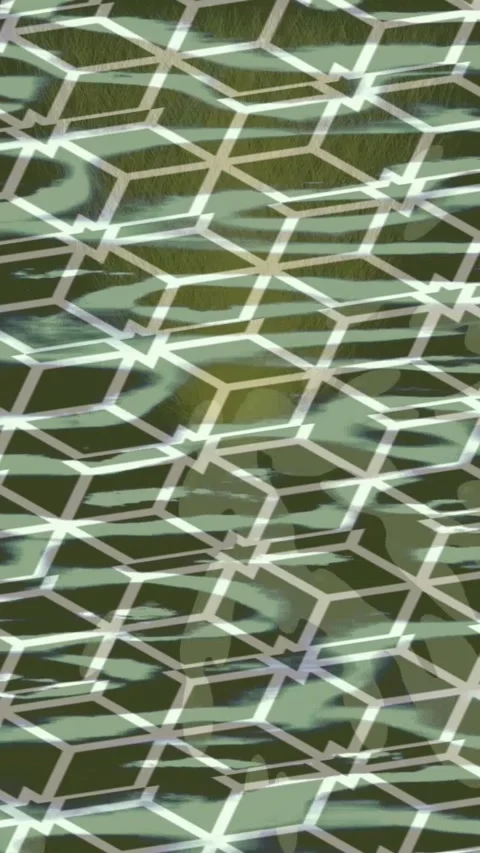Futuristic Digital Flowing Shapes Creative Motion Stock Footage 328677829