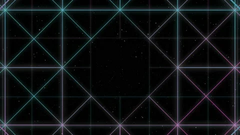 Futuristic digital generated motion abstract matrix cyber environment big data Stock Footage 219643500