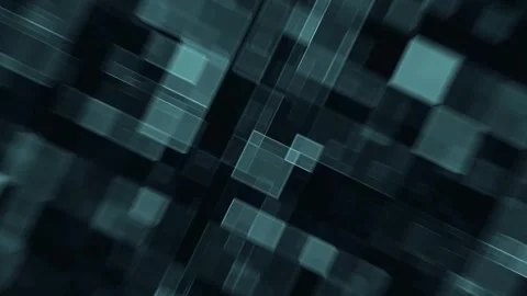 Futuristic Digital Geometric Patterns Stock Footage 289513745