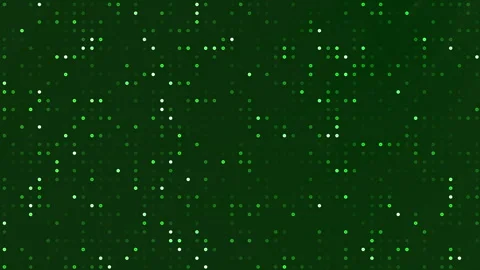 Futuristic Digital Green Matrix Code Animation for Technology and Cyber Theme Stock Footage 316315972