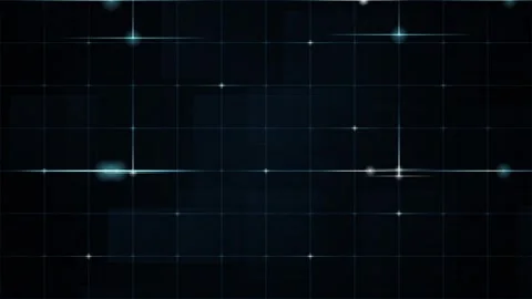 Futuristic digital grid background with glowing neon particles and data lin.. Stockbeeldmateriaal 345003002