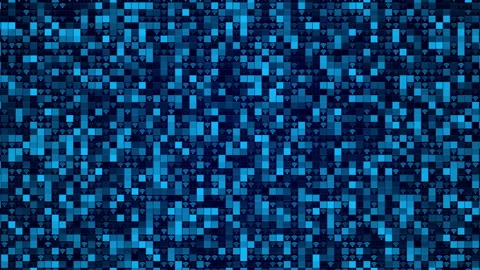 Futuristic Digital Grid with Wi-Fi Symbols Background Stock Footage 339056871