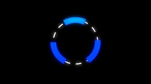 Futuristic digital hud background animation , digital portal background Illustrazione stock