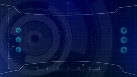 Futuristic digital HUD Technology user interface, Radar screen with various tech Stock Footage 90405690